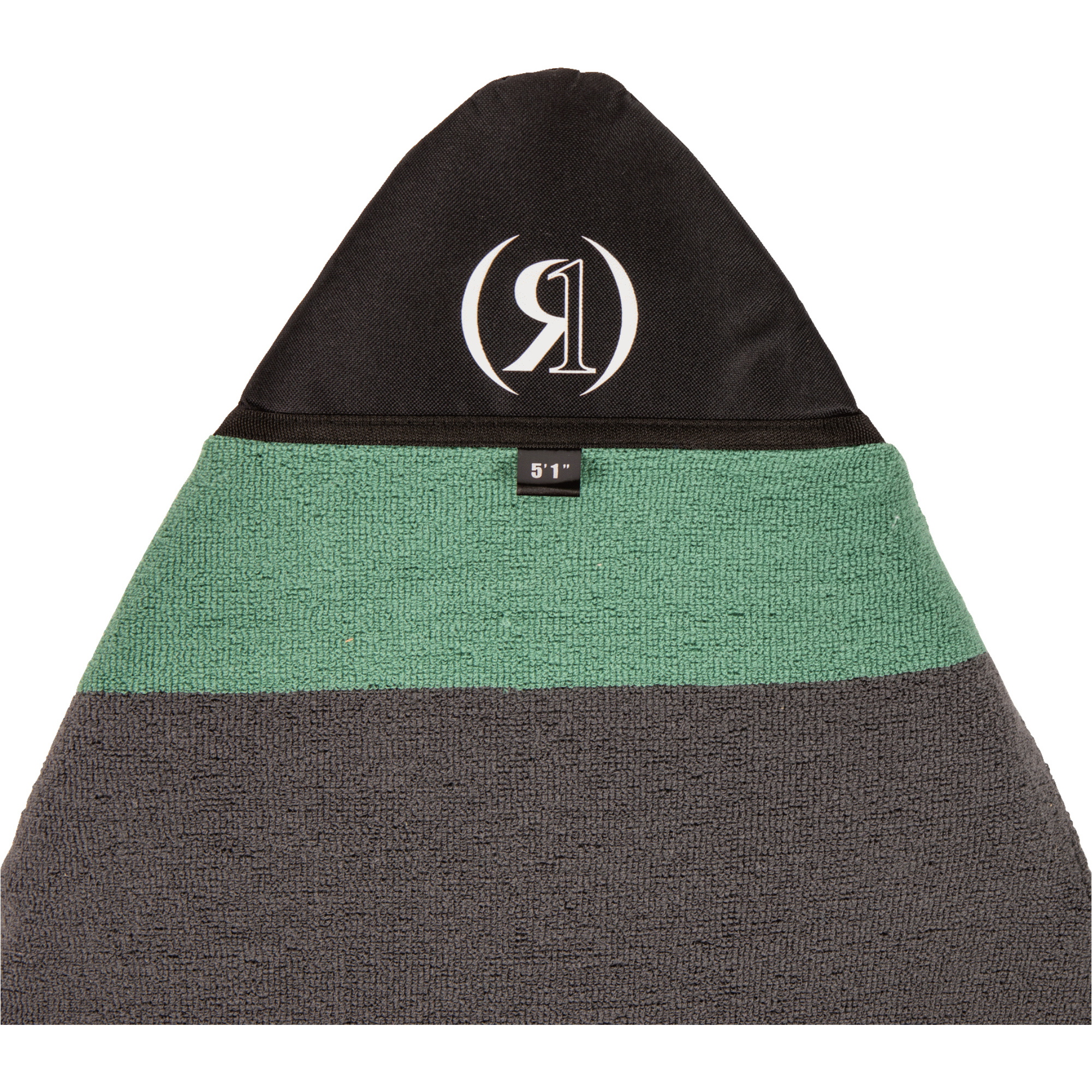 2026 Ronix Surfstrømpe Med Spids Næse R24-BAG-SSPN-60 - Jade / Black / Grey